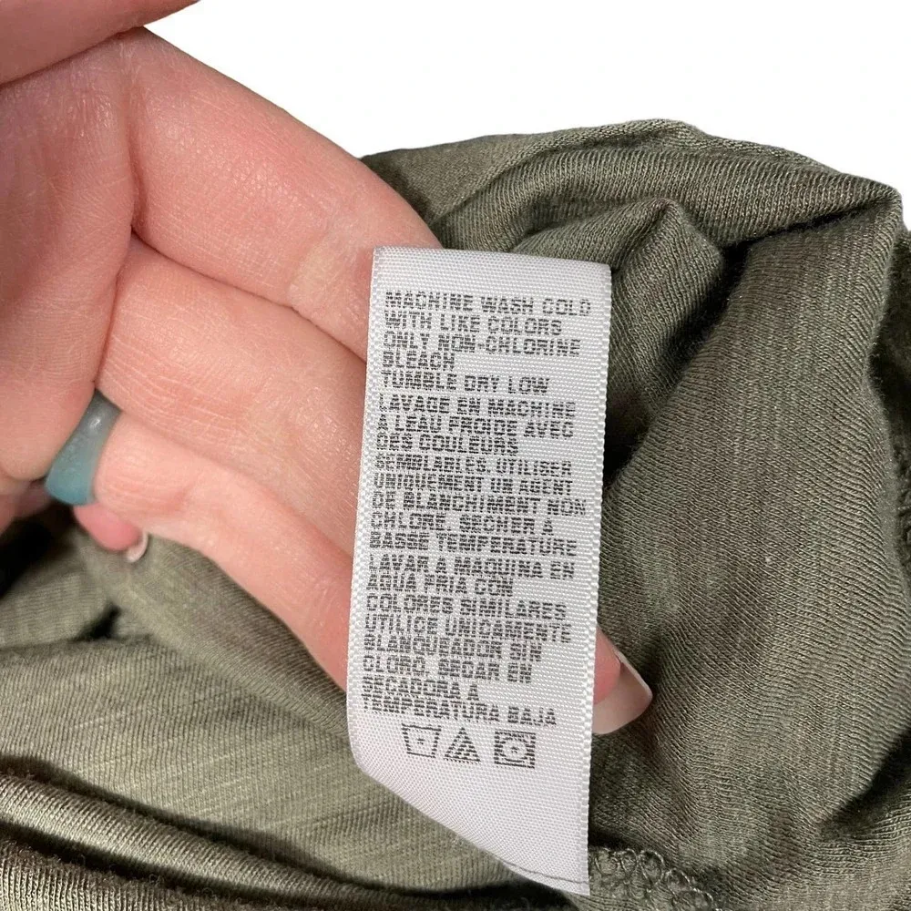 James Perse Scoop‎ Back Tank Dress Artillary Green Size 3 / US Large - Image 12