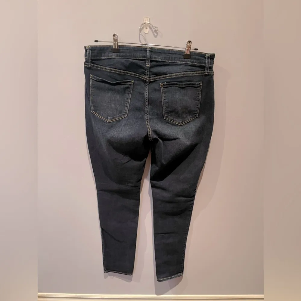 Dark RockStar Midrise Jeans Size 14 - Image 2