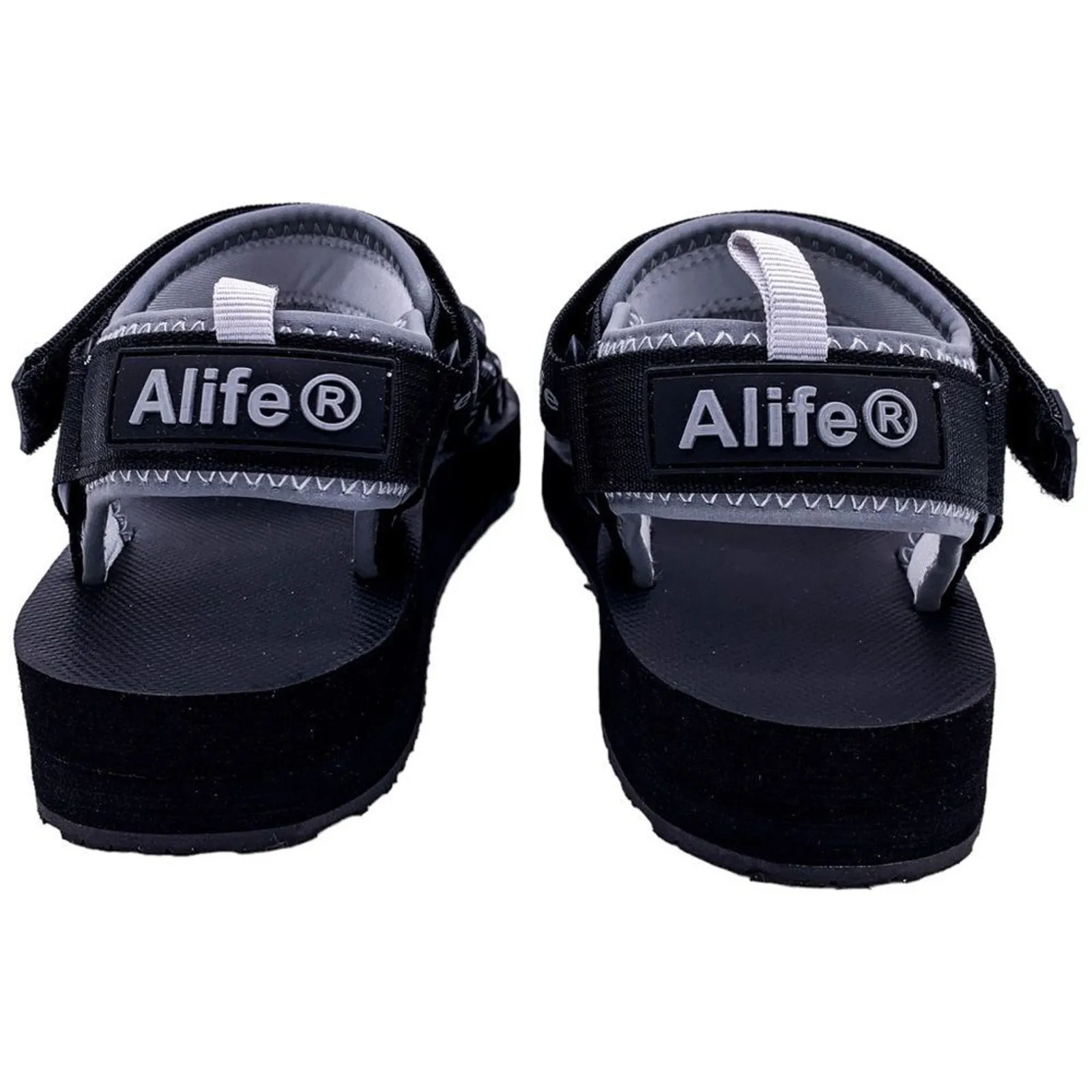 Alife Reflective Logo Dad Sandal Mars Black Gray Unisex Size Women's 7.5 Men's 6 - Image 8