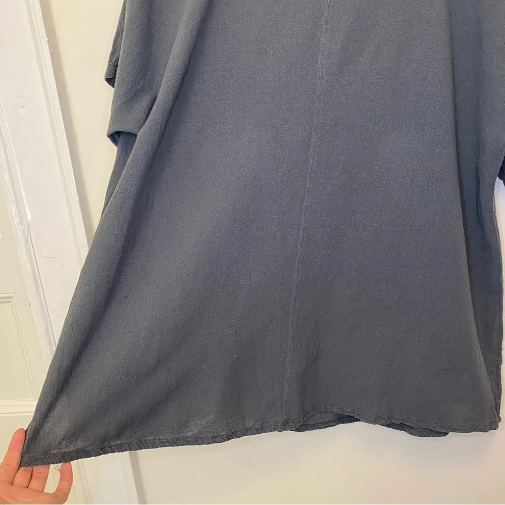 OH MY GAUZE Scoop Neck Short Sleeve Gathered Neck Detail T - Image 10