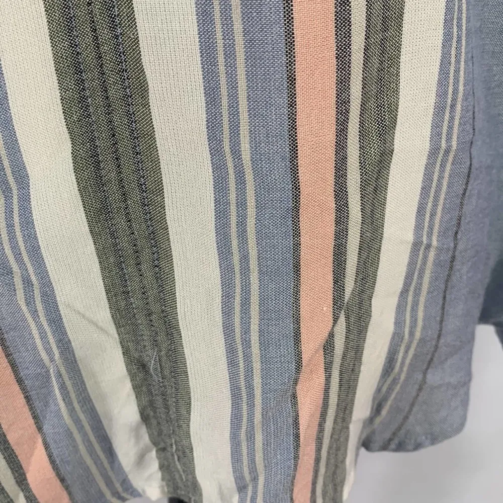 Dylan‎ Chambray Striped Peasant Blouse (NWT) - Image 10