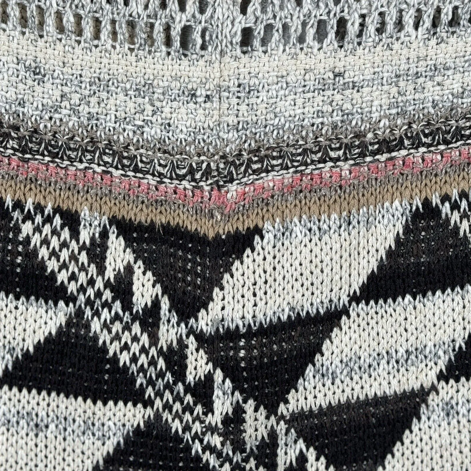Denim‎ & Supply Sweater Womens XS Southwestern Blanket Poncho Oversized Bohemian - Image 6
