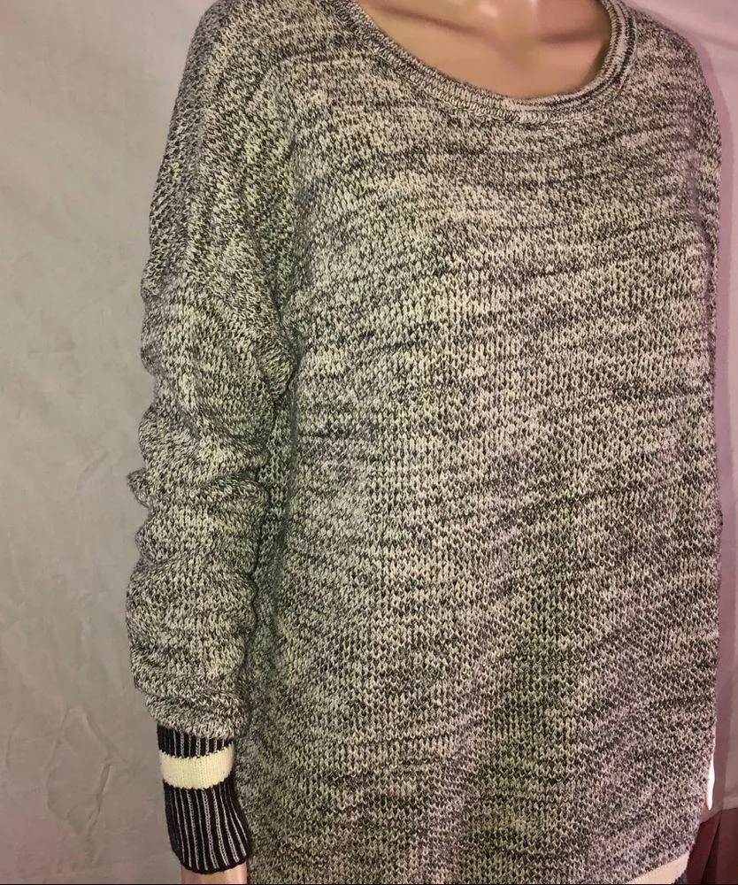 Silence + Noise  marled crew neck sweater - Image 2