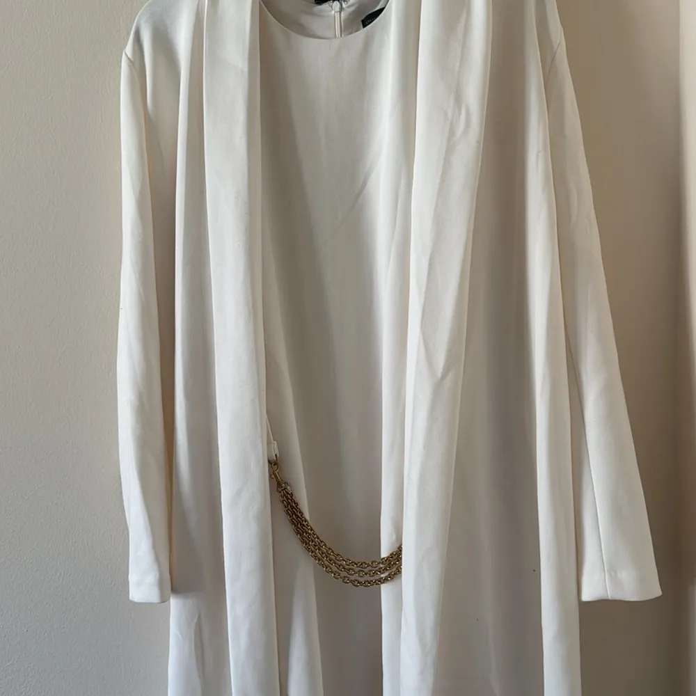 DONNA KARAN DRESS AND LONG CARDIGAN SET, Size 10, $249 - Image 10
