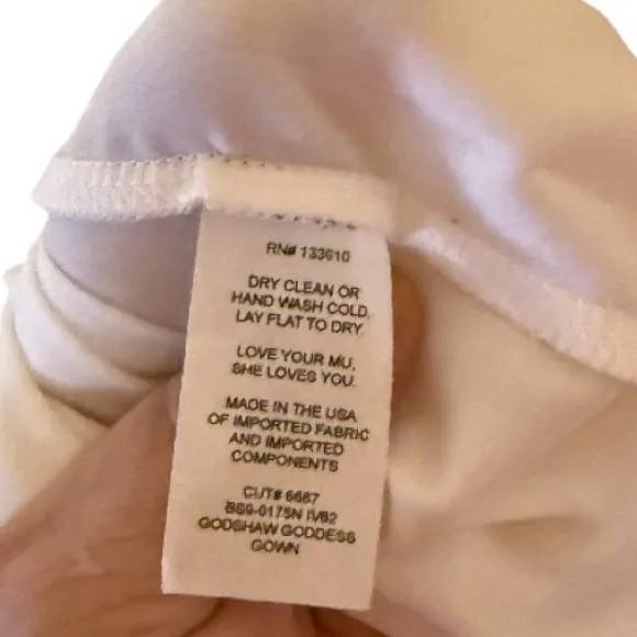 Show‎ Me Your MuMu Weddings Goodshaw Goddess White Dress nwt - Image 12