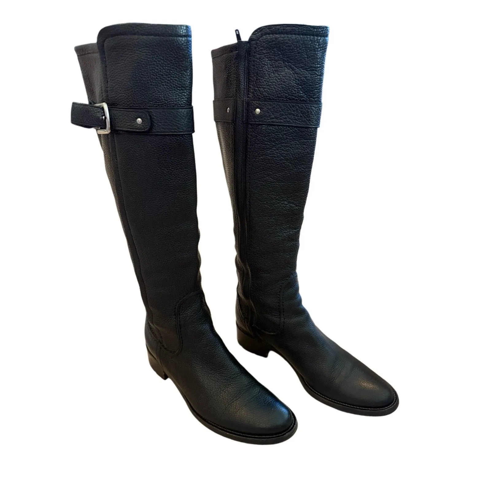 Vintage Cole Haan Italian Handcrafted Leather Equestrian Riding Boots Pristine 7 - Image 4