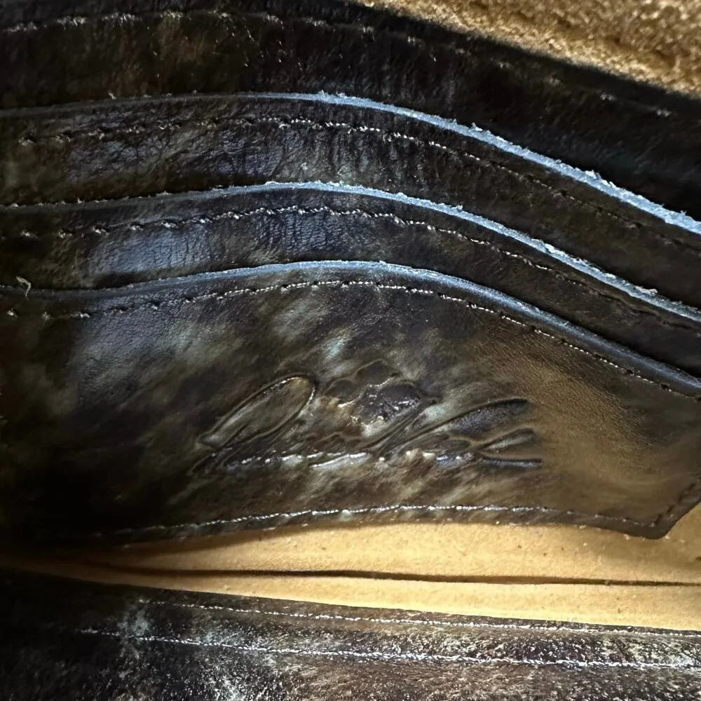 Patricia Nash Torri Tooled Turquoise Crossbody Bag - Image 7