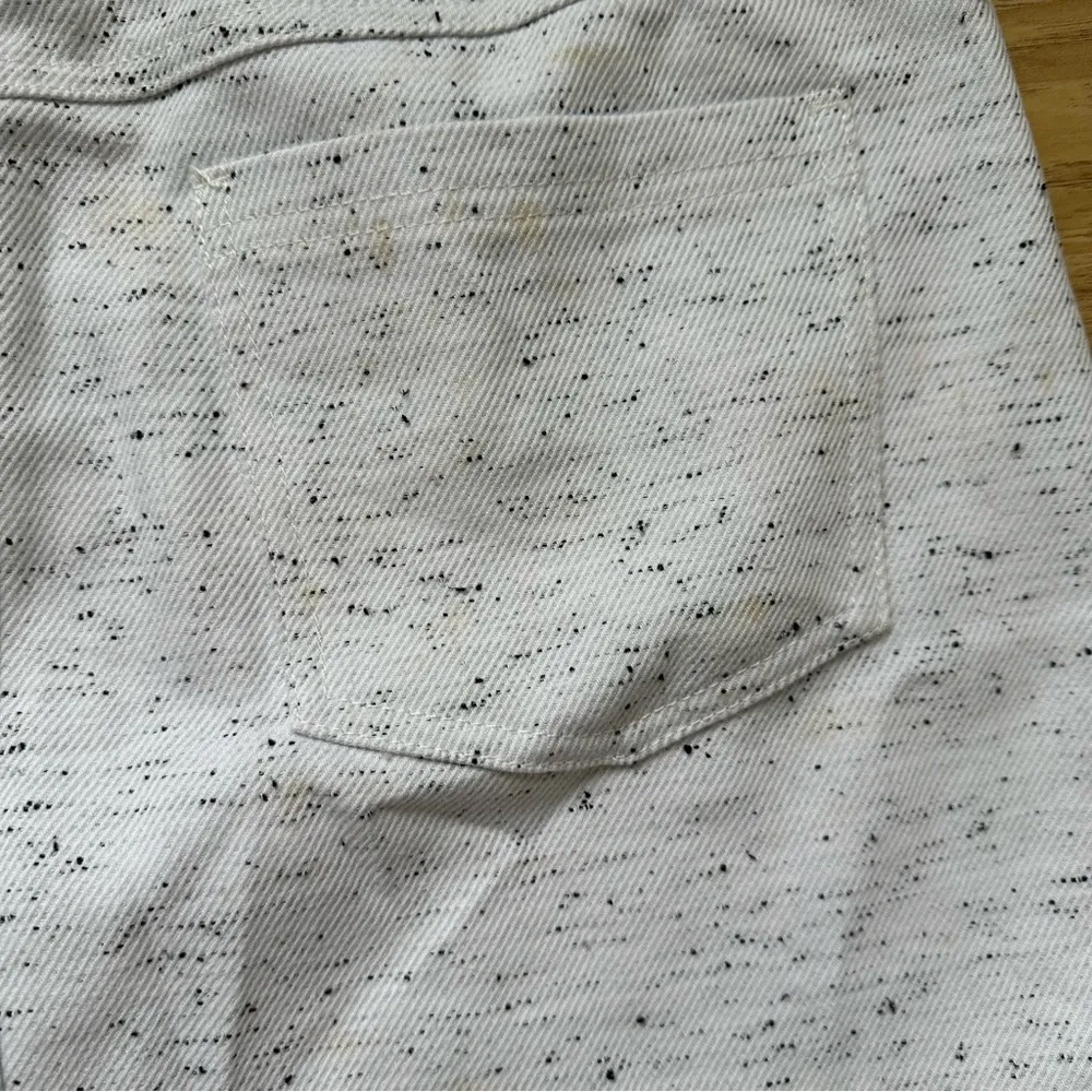 NWT White Denim Heathered Mini Skirt - Image 6