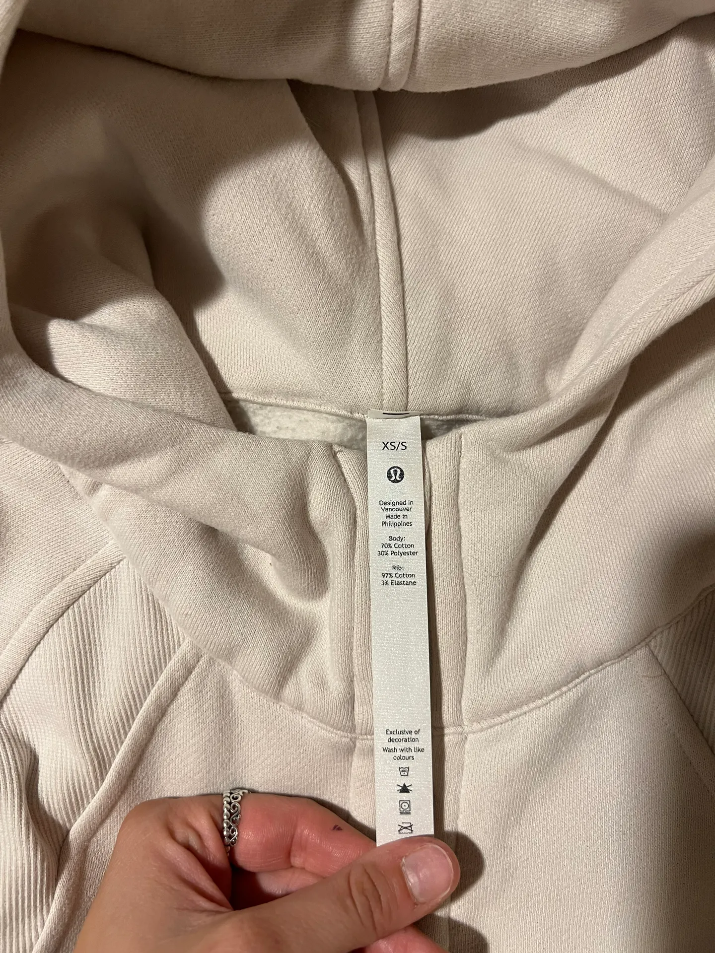 Lululemon White opal scuba full zip - Image 3