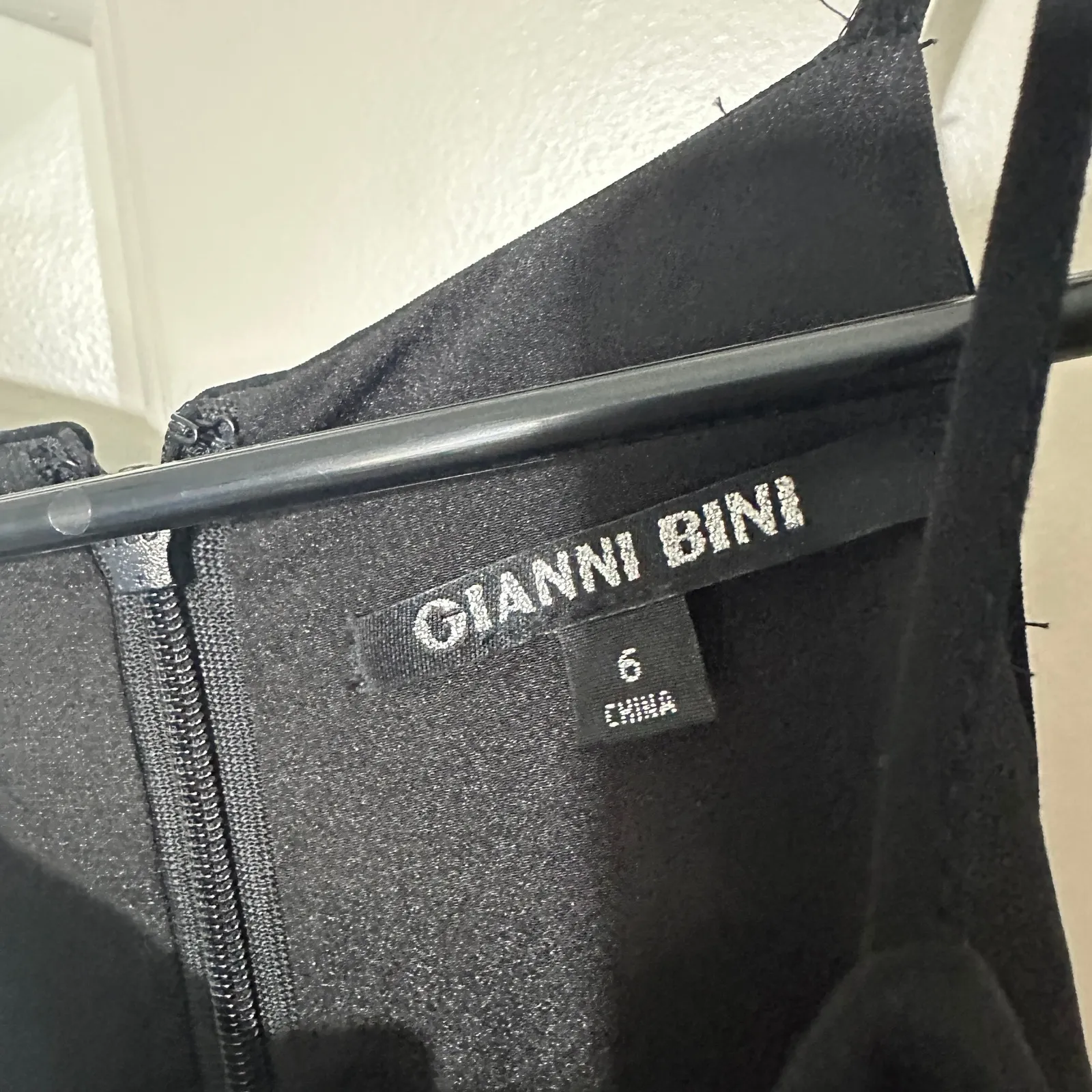 Gianni Bini Denise Black‎ Halter Tiered Ruffled Popover Wide Leg Jumpsuit 6 - Image 5