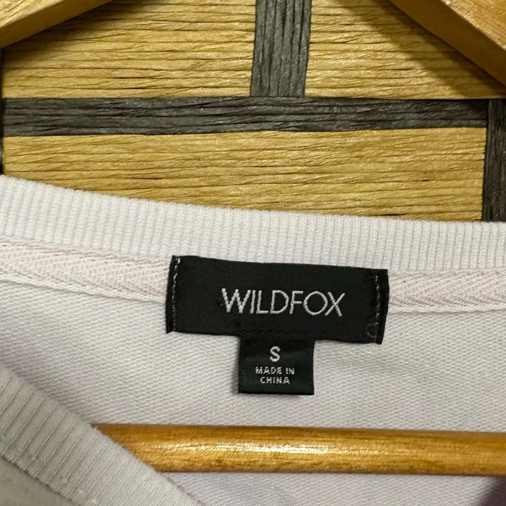 Wild Fox Lavender Keep Going‎ Keep Growing Sweatshirt Size Small - Image 4