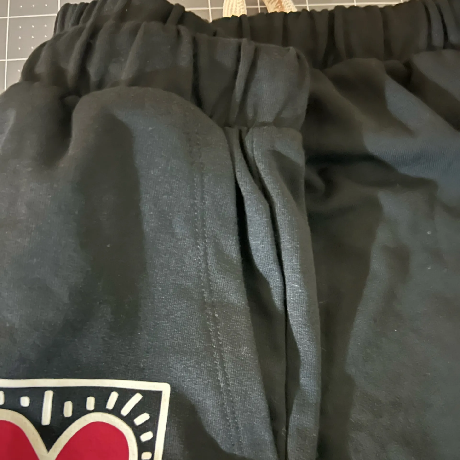 Heart Patch Black Joggers - Image 14