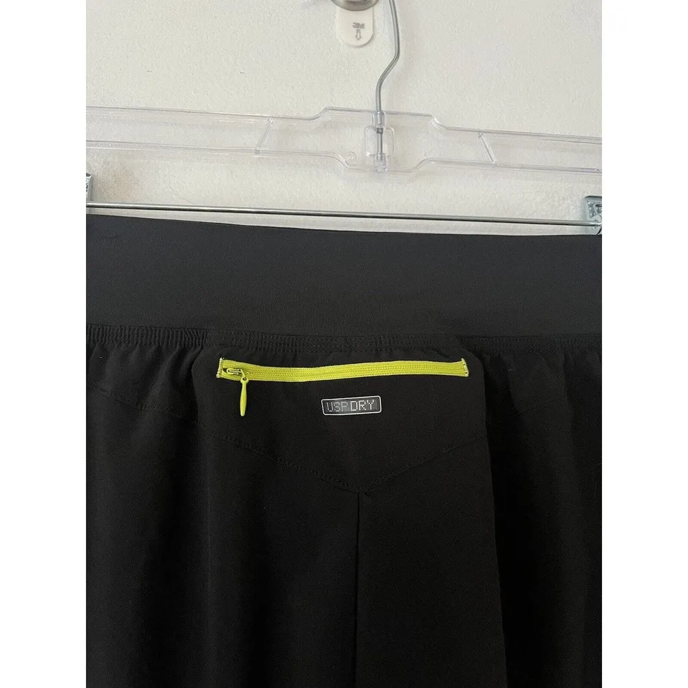 Puma Black Pull On Compression Running Shorts Women’s Size Medium - Image 4
