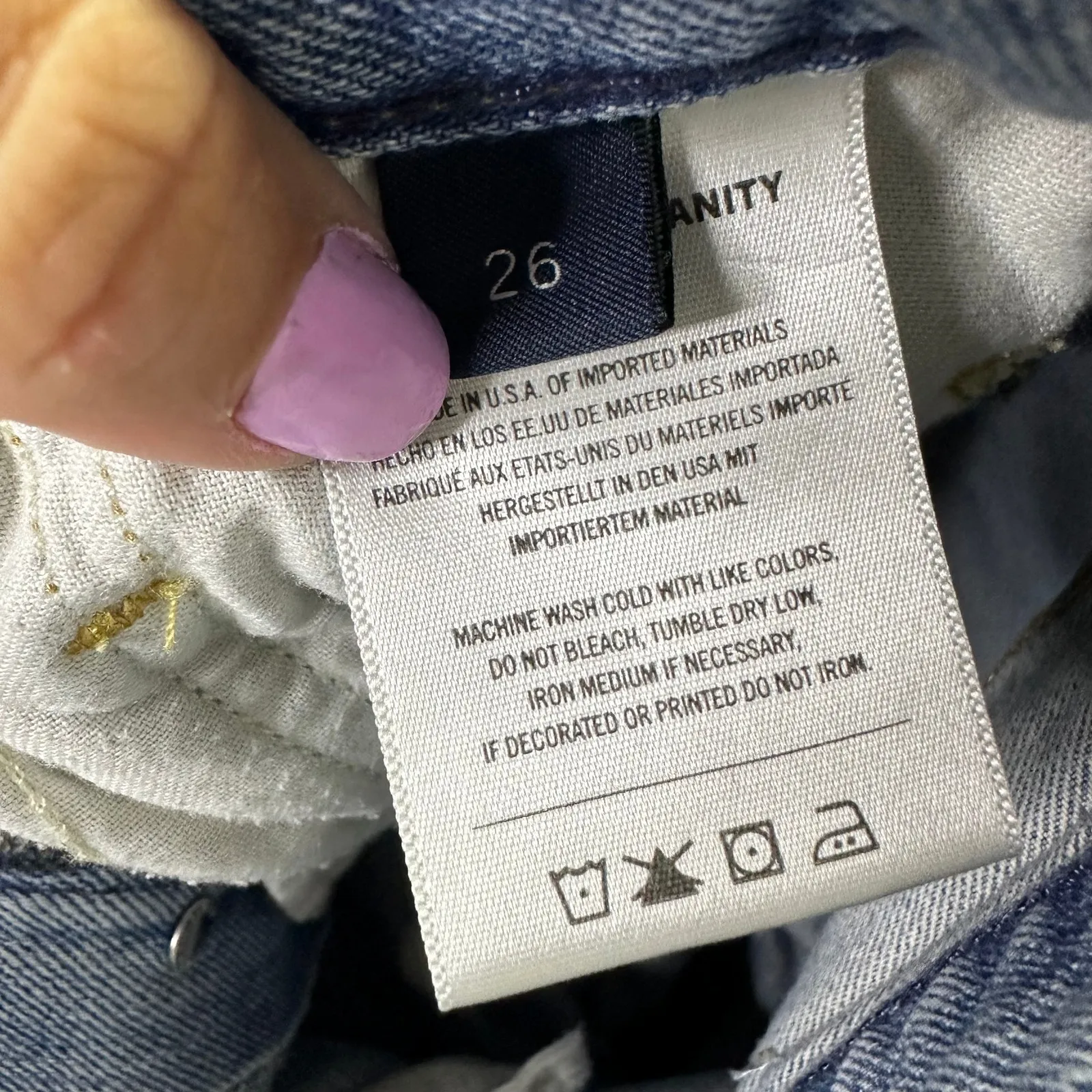 Citizens of Humanity Dylan Rolled Crop Jeans Size 26 Style 1994-837 - Image 7