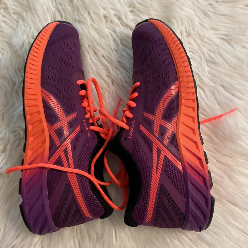 ASICS FuzeXLyte Gel Women’s Athletic size 8 BNWOT beautiful colors and sneakers - Image 14