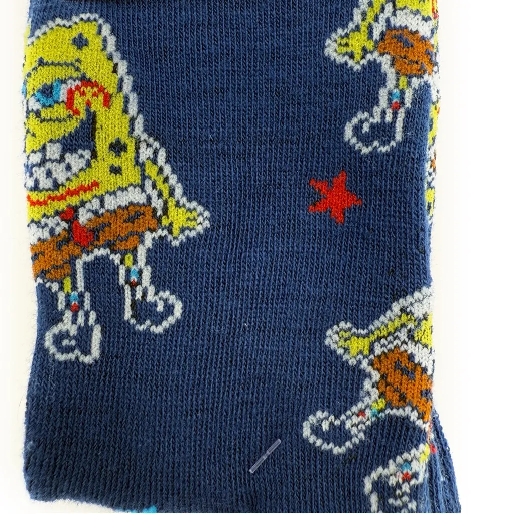 Nickelodeon SpongeBob SquarePants Womens Crew Socks  Y2K 2 Pairs Fun Funny Gift - Image 8