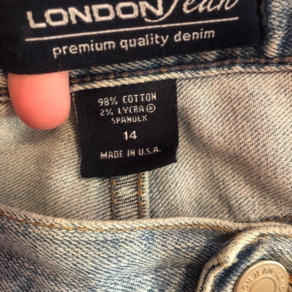 London Jean Denim Co. High-Rise Straight-Leg Plus Size Jeans - Image 8