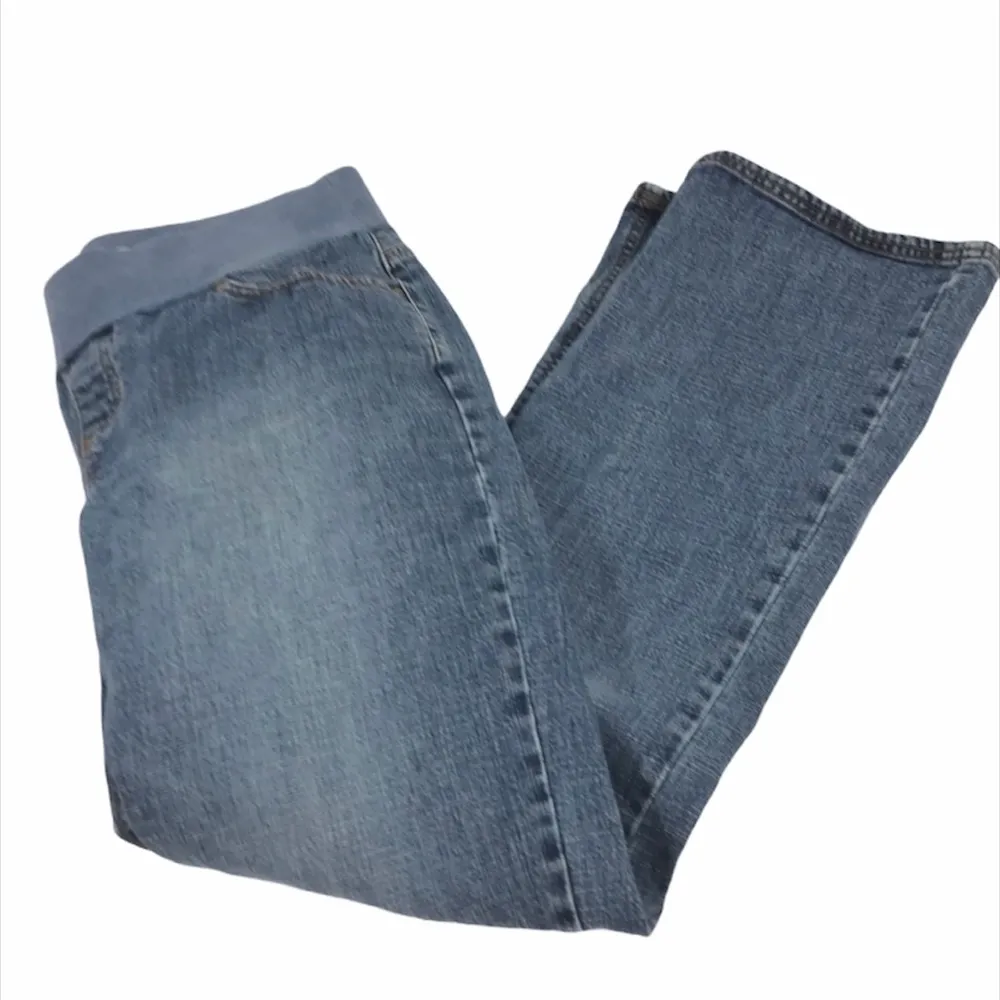 Old Navy Short Panel Bootcut Jeans, Size Medium - Image 2