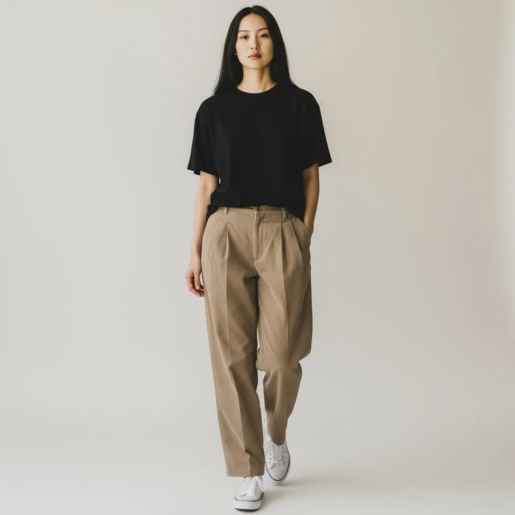 Brunello Cucinelli Monili Wide Leg Cotton Blend Pants - Image 3