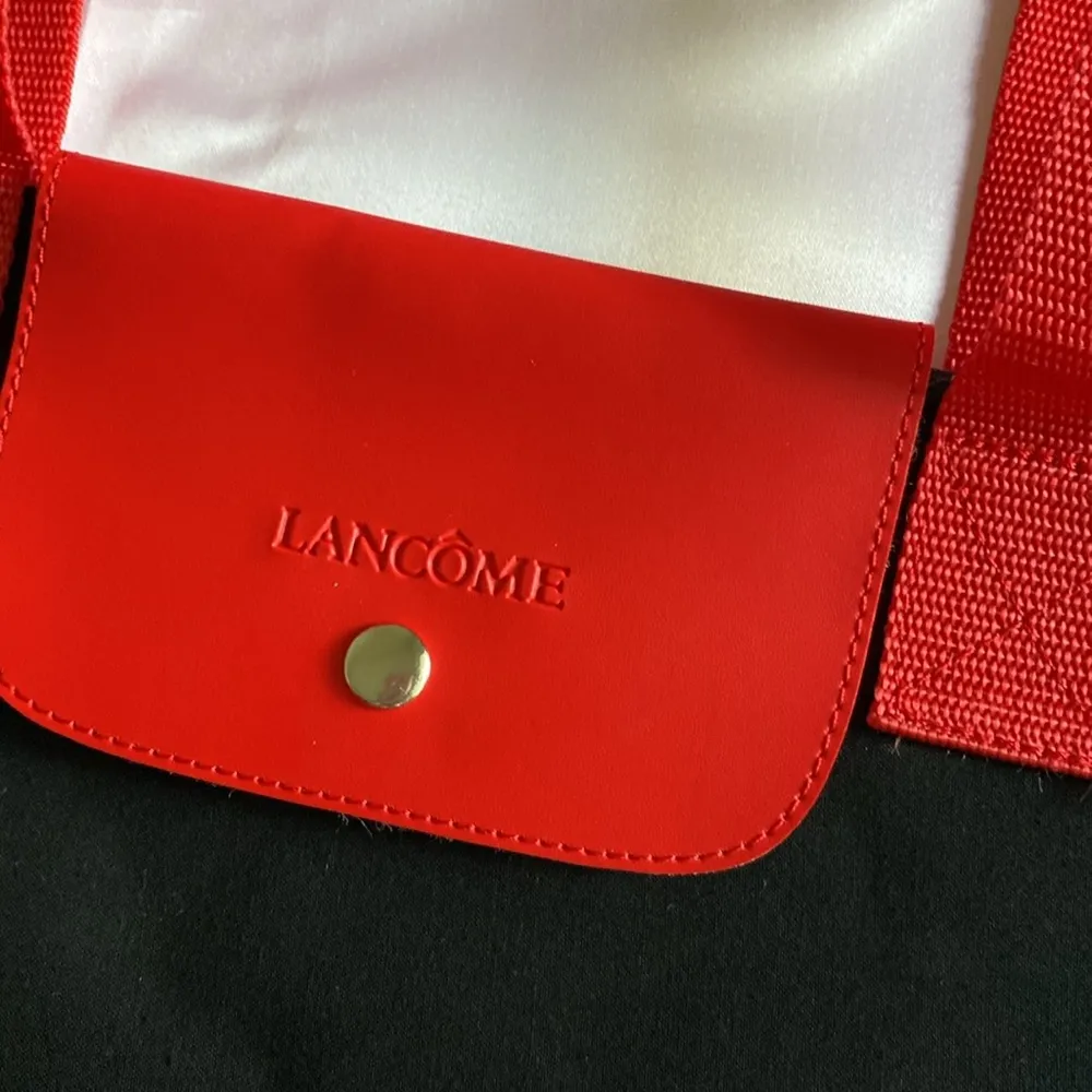 Black and Red Lancôme Tote Bag - Image 2