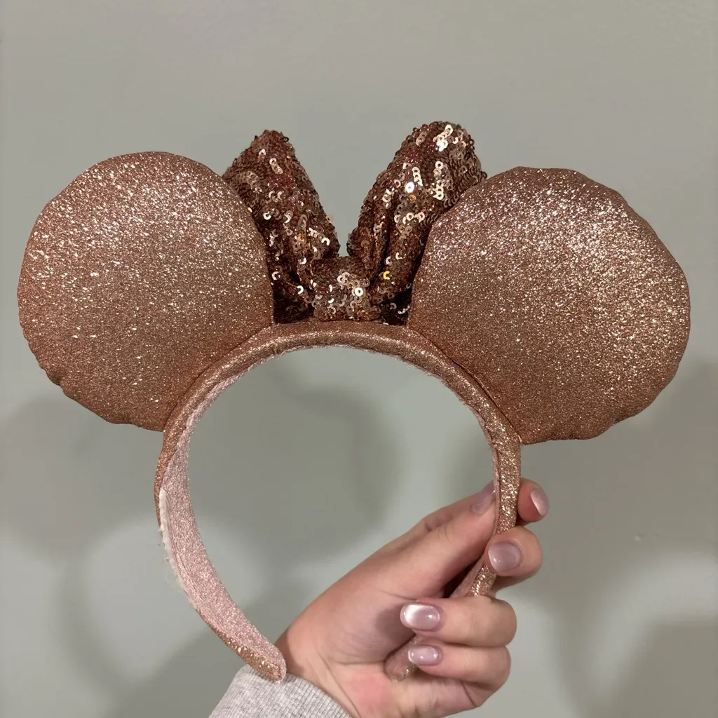 Rose gold Mouse Ears Headband - Image 3