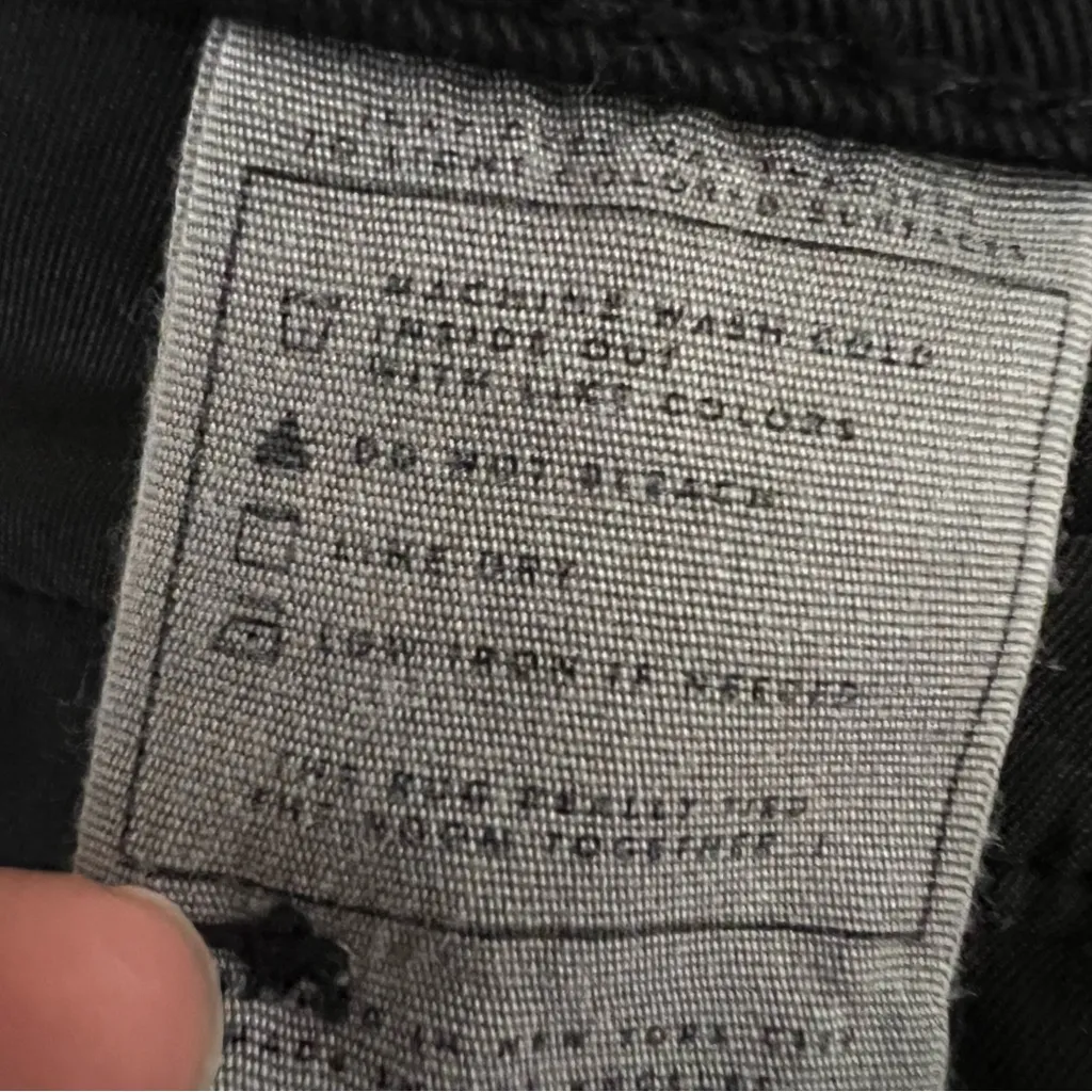 AYR The Special Sauce Wide Leg Black Jeans Sz 34 All Year Round Stretch Cotton - Image 8