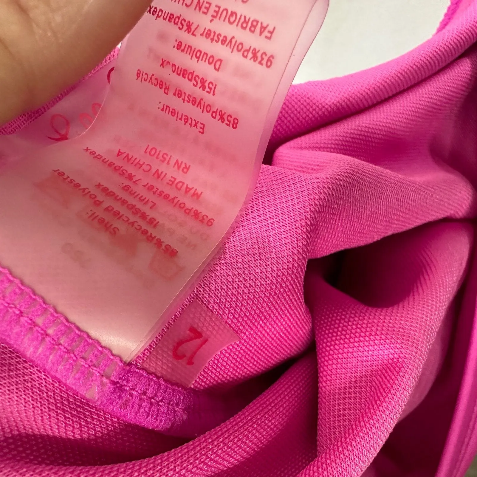 Lilly Pulitzer Flamenco Plumeria Pink Bandeau One Piece Swimsuit size 12 - Image 5