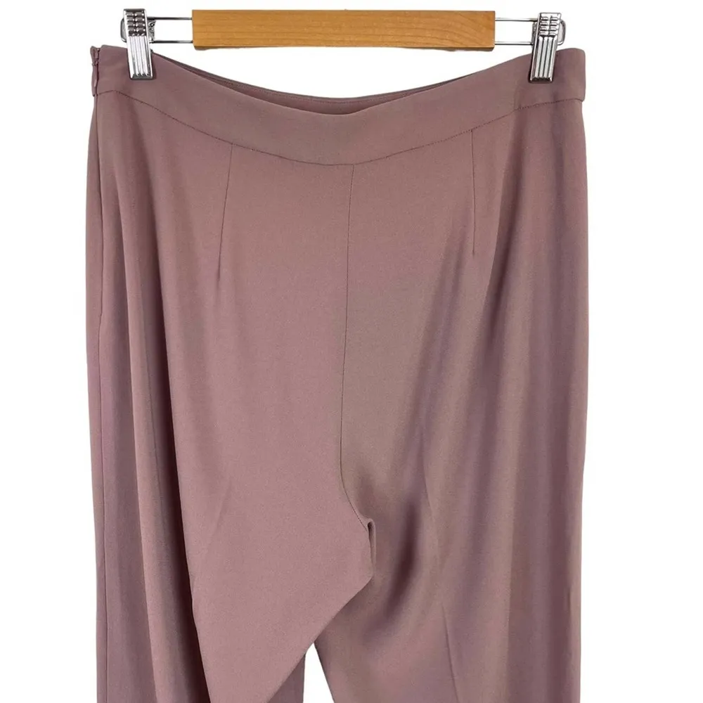 Aritzia Babaton Mayfair Straight Leg High Waist Trouser Pant Mauve Size 10 - Image 6