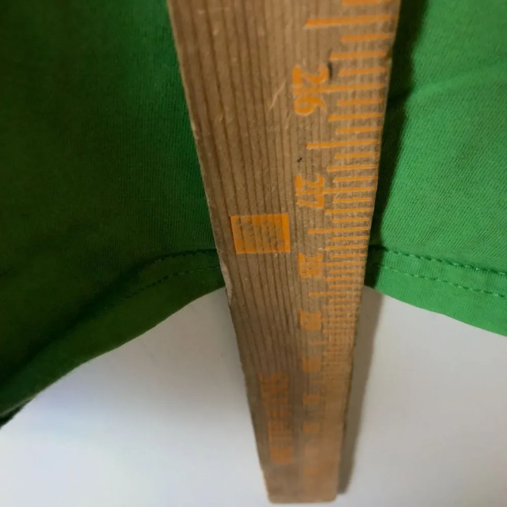 What Happens Backstage Stays T Shirt Green XL Extra Large Statement Graphic Tee - Image 7