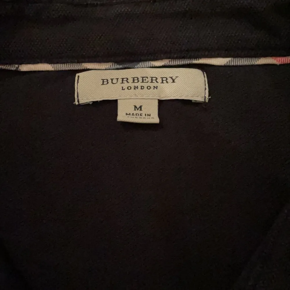 COPY - Burberry black polo with great details - Image 2