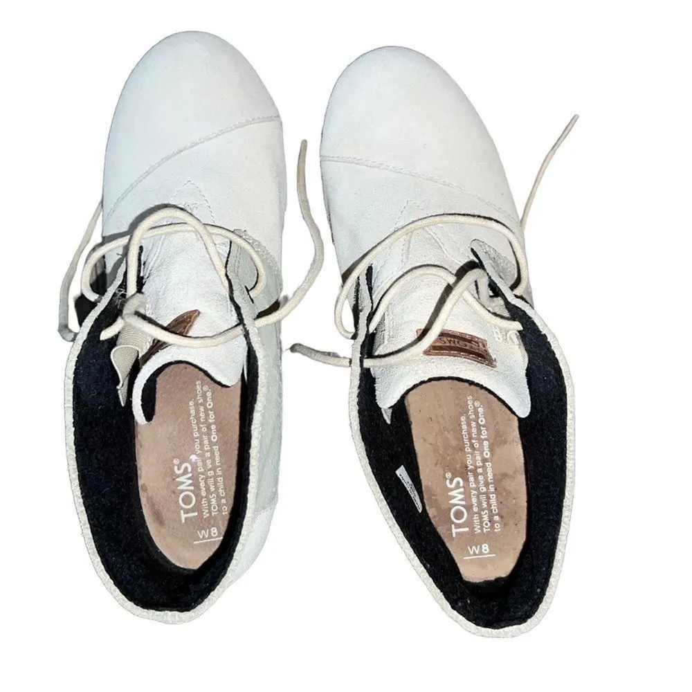 ✨TOM’S Desert Wedged Booties in Snakeskin Print✨ - Image 6