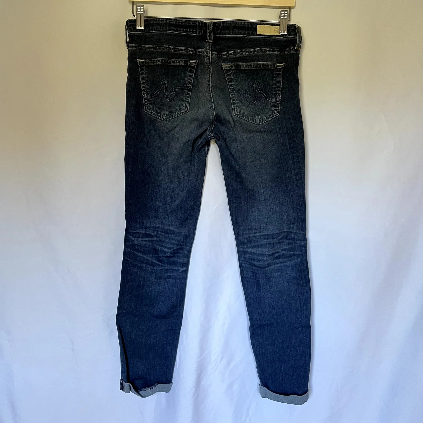 AG Adriano Goldschmied denim the stilt roll-up women's size 28 jeans casual - Image 7