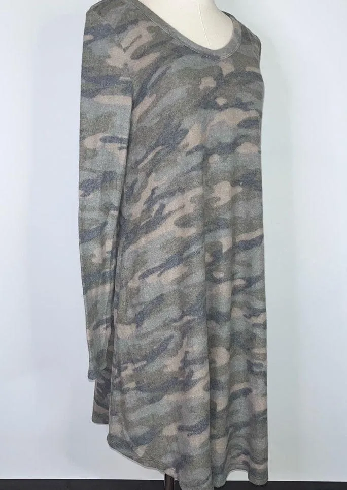 RAE MODE Green Camo Super Soft Long Sleeve V - Image 4
