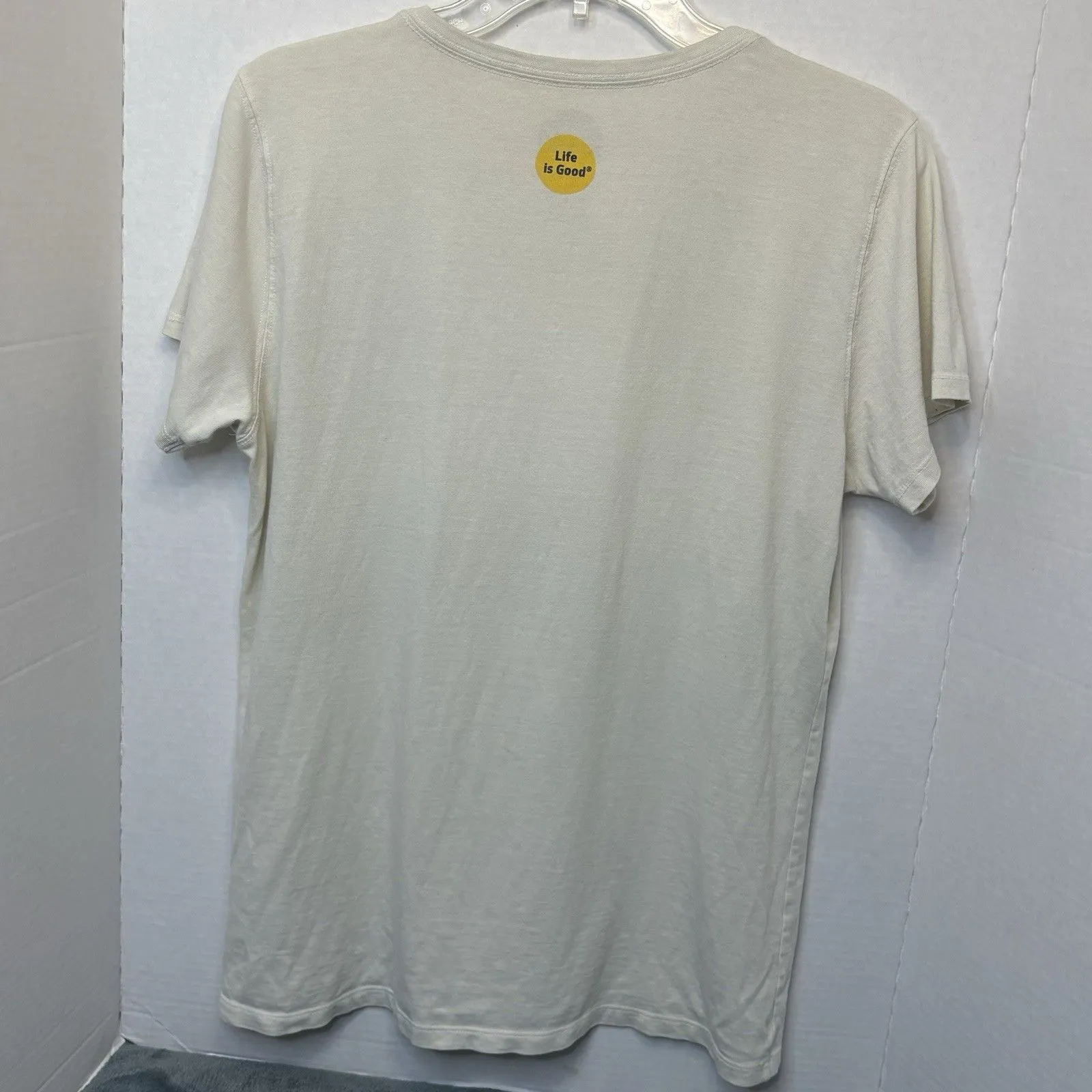 Life Is Good Think Outside The Box Painted Leaf Classic Fit Womens T - Image 3