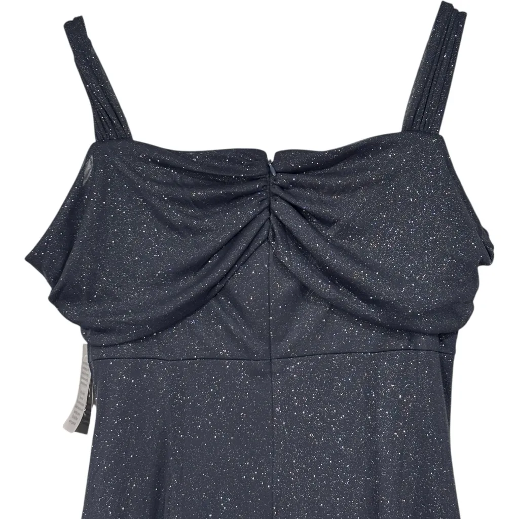 Alex Evenings Smokey Gray Sparkle Maxi Ballgown Formal Dress NWT Women Size 16 - Image 12