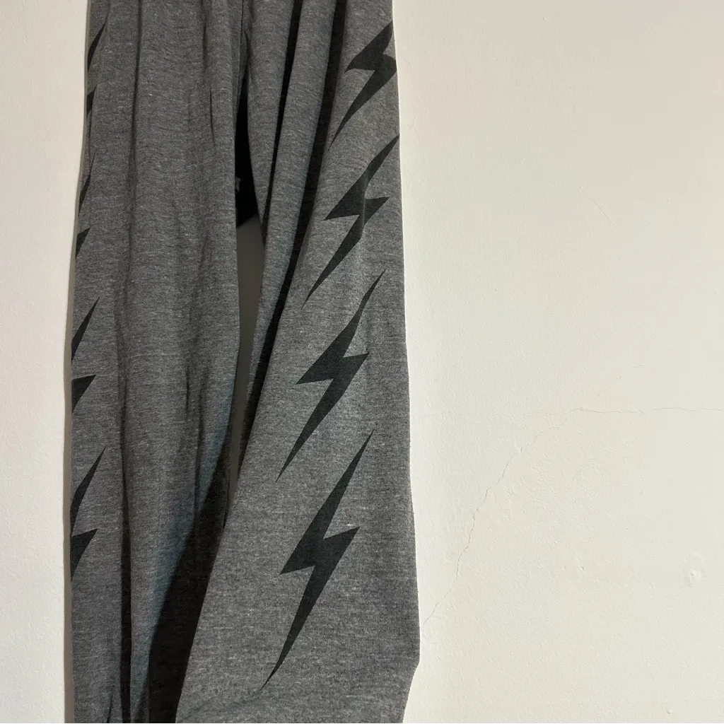 Aviator Nation Bolt 4 Sweatpants Grey Size Small - Image 5