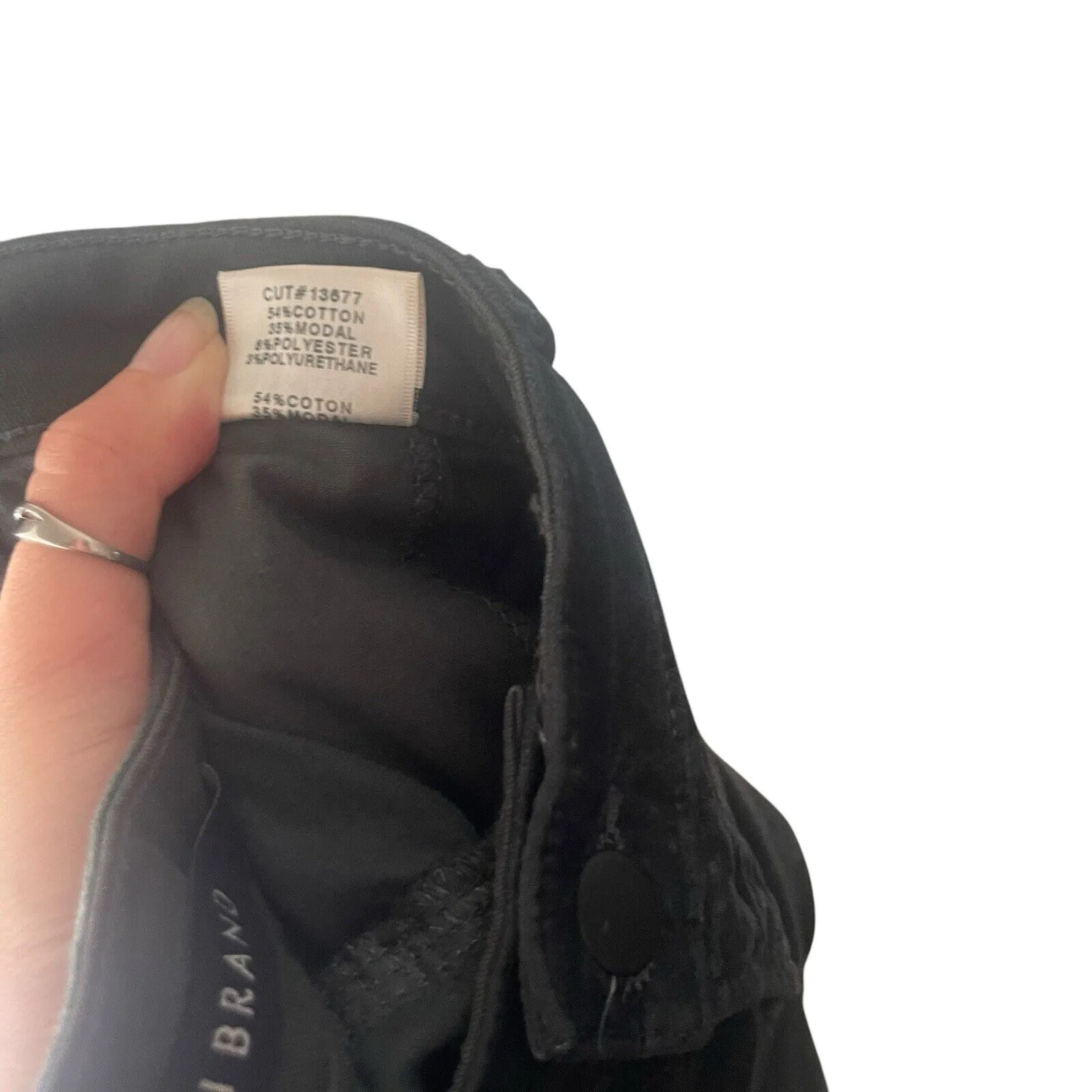 J Brand Size 30 Green Vevelt Grunge Button Whimsygoth‎ Witchy Skinny Pants - Image 8