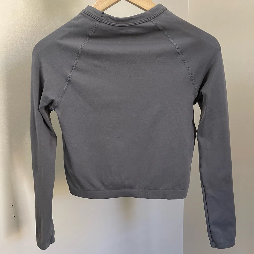 PacSun Contour Brynn Seamless Long Sleeve Top (Gray) - small - Image 7
