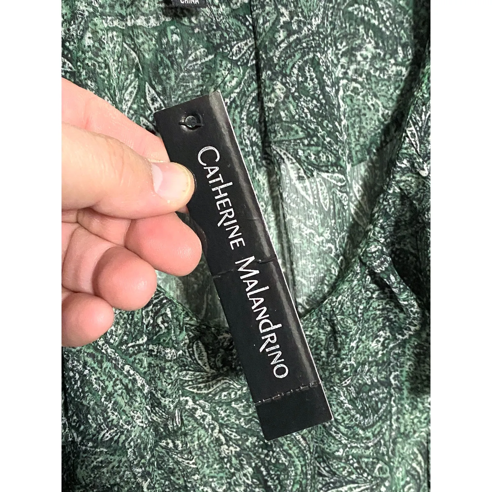 Catherine Malandrino Sheer Ruffle Blouse Top S Goblincore Boho Forest Fairy NWT - Image 6