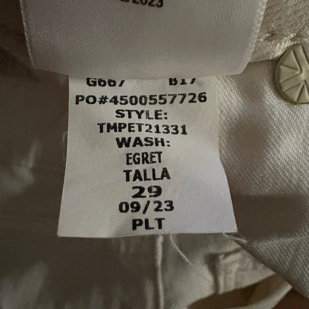 Hudson Jeans Holly High Rise Flare Barefoot Jean 29 Women’s Egret White - Image 6