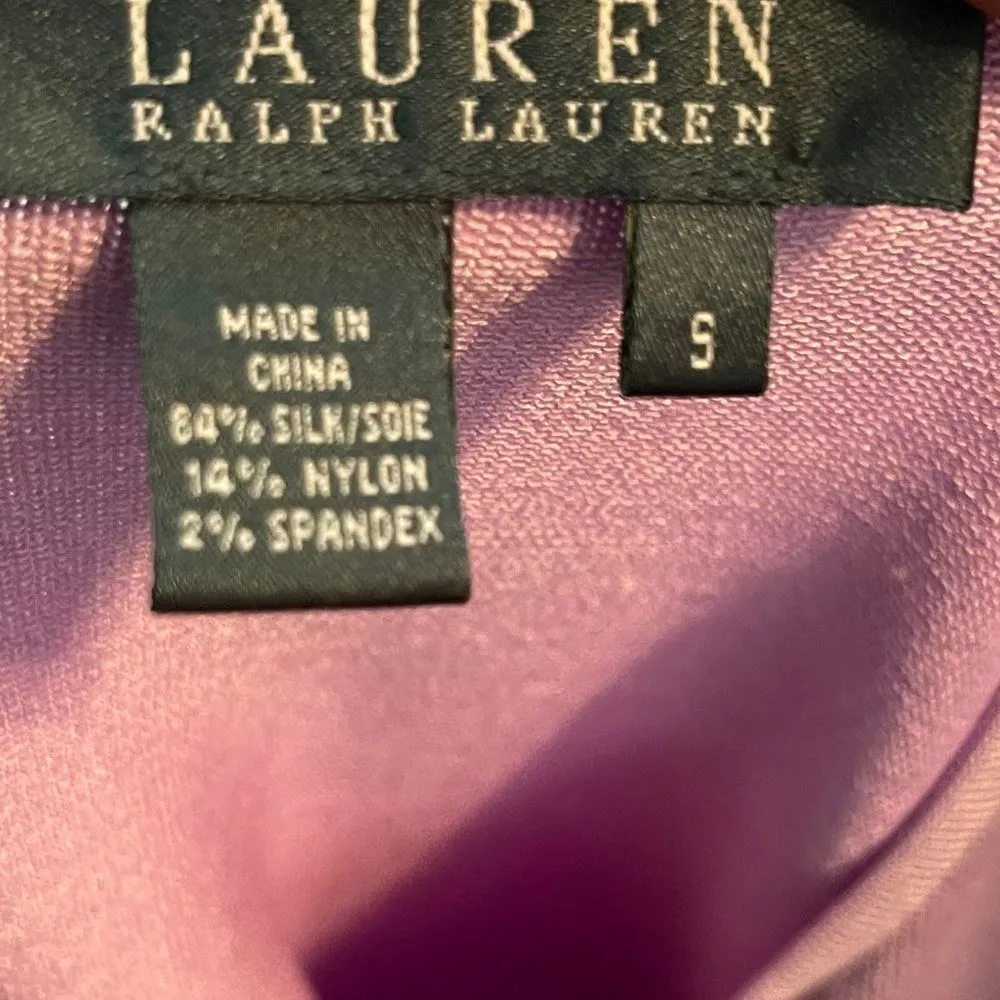 Vintage Lauren Ralph Lauren Silk Blend Cardigan Sweater‎ Purple - Image 5