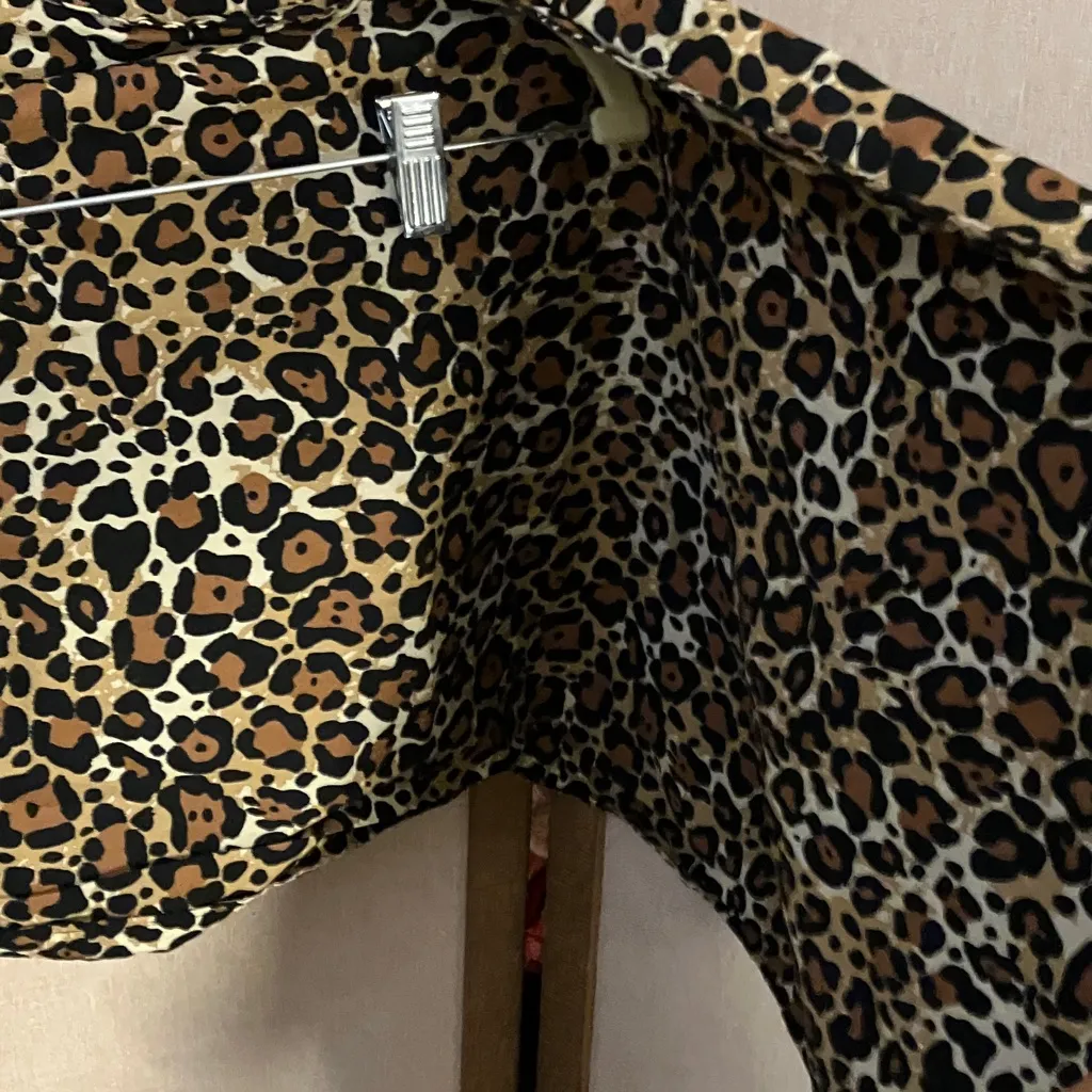 Ashro Leopard Print wrap Brown - Image 9