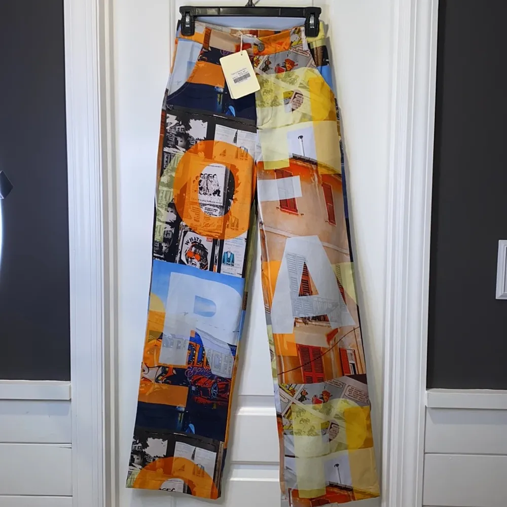 NWT Peppermayo Exclusive - Ticket to Nowhere Pants - PM Film Graphic size 2 - Image 5