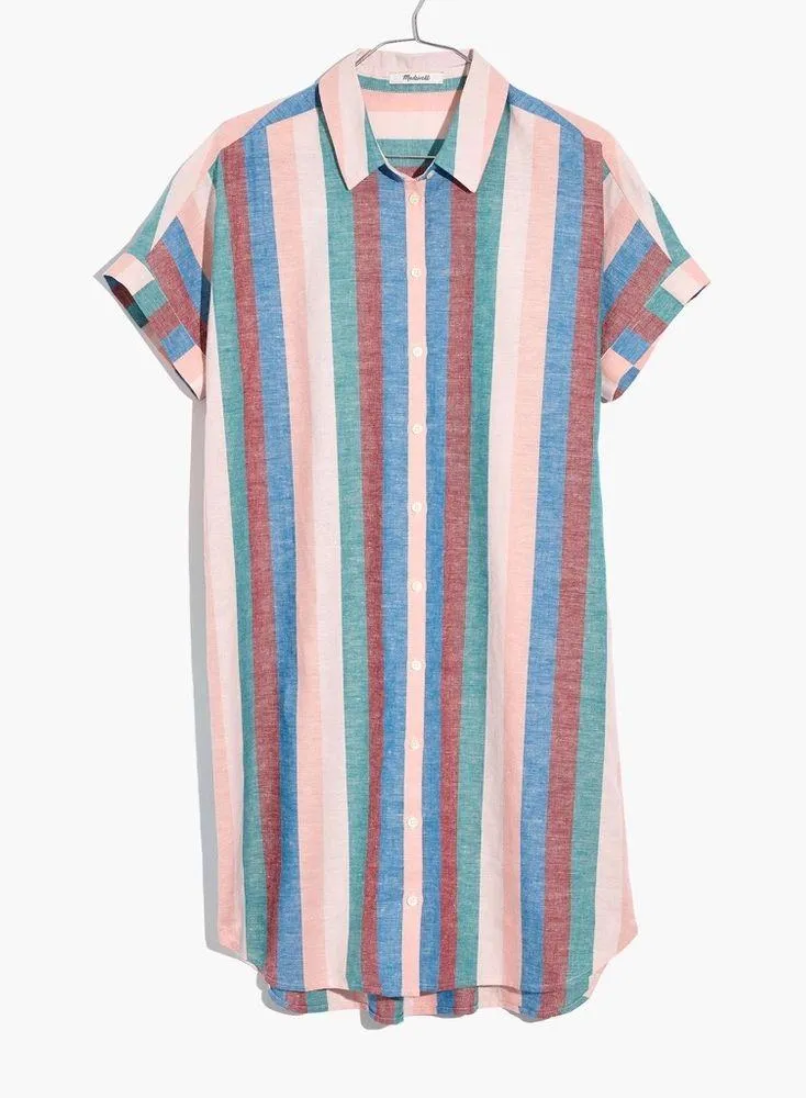 Madewell Central Shirtdress in Flagstaff Stripe - Image 4