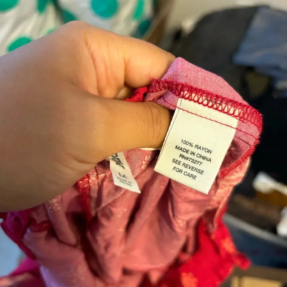 Nwt MUDD Boho Button Front Sweetheart Romper - Image 5