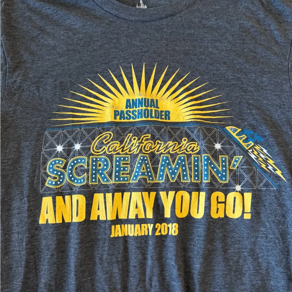 Disneyland California Screamin’ Tee Shirt - Image 3
