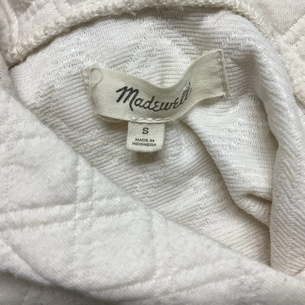 Madewell Textured Cream Hoodie - Image 3
