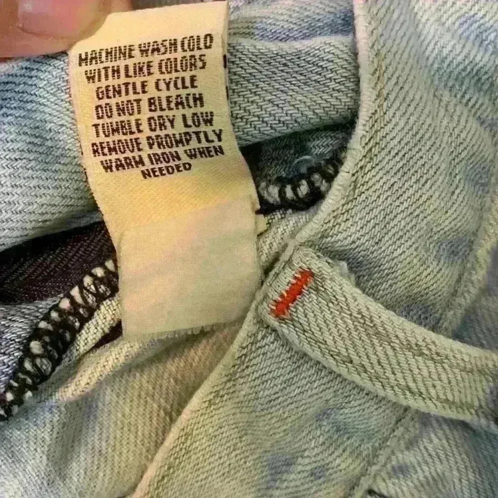 Vintage Mountain Lake denim short sz 12 mom short modest cargo midlength - Image 4