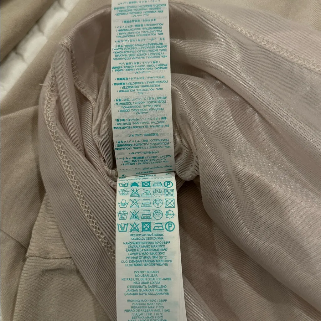 NEW Mango MNG Suit One Shoulder Draped Dress XL Formal Wedding Guest NWT - Image 8