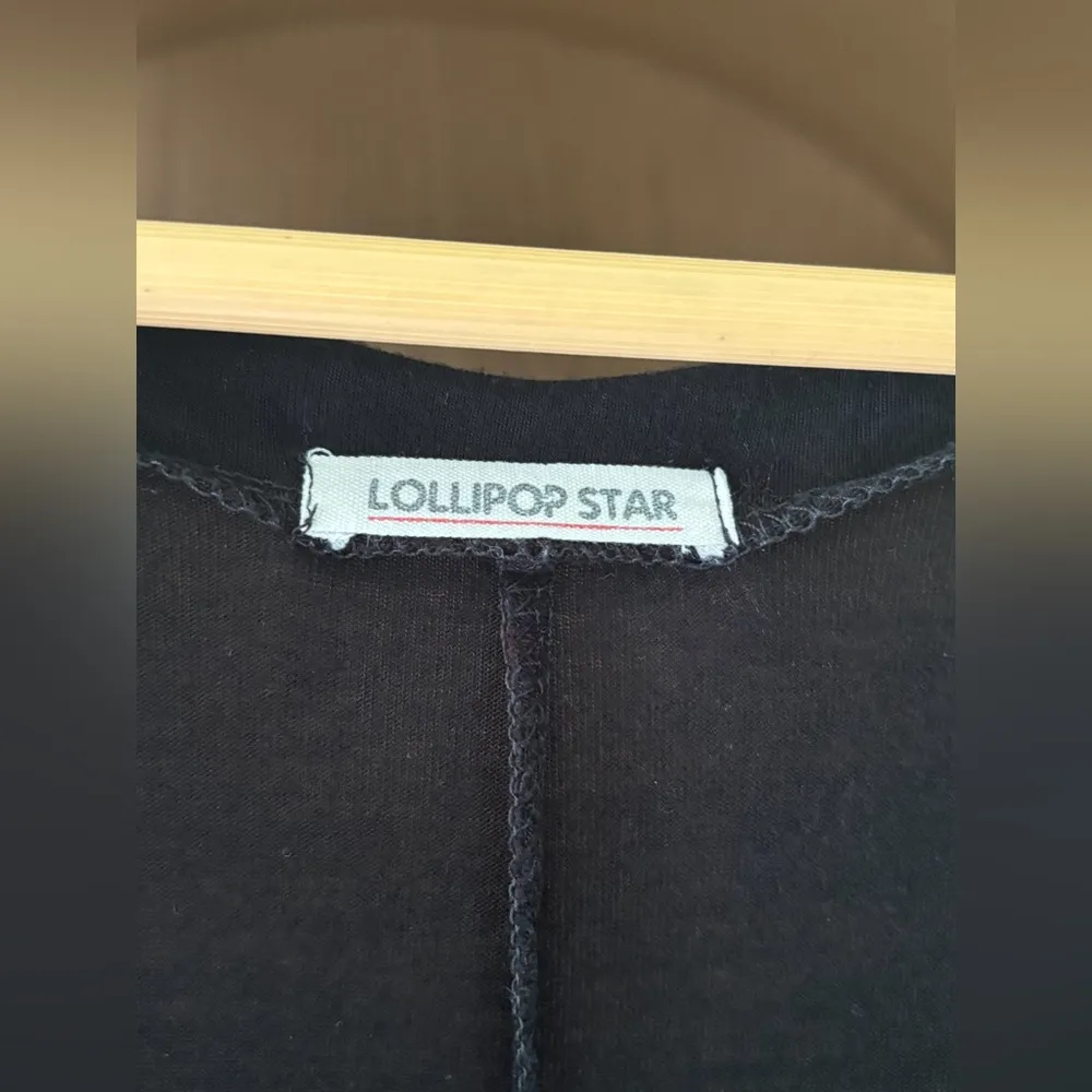 Black Short Sleeve T Shirt Dress Size M - Image 3